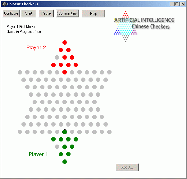 Chinese Checkers game window