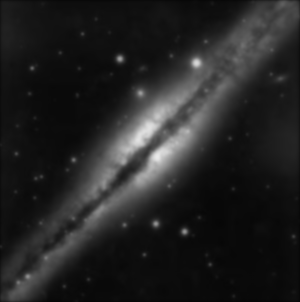Frequency-domain filtering result